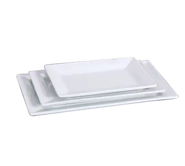 Yanco China LK-214 Lion King Bone White China 14.25″ x 7″ Rectangular Plate