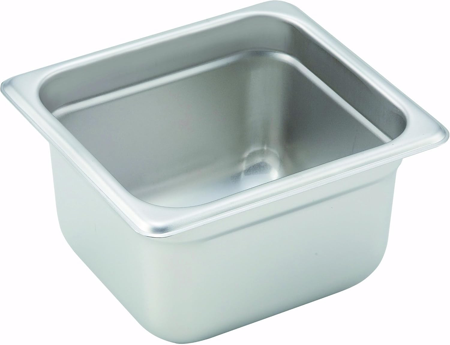 1/6 Size 4″ Deep Metal Food Pan/Steam Table Pan, Anti-Jam, 22 Gauge