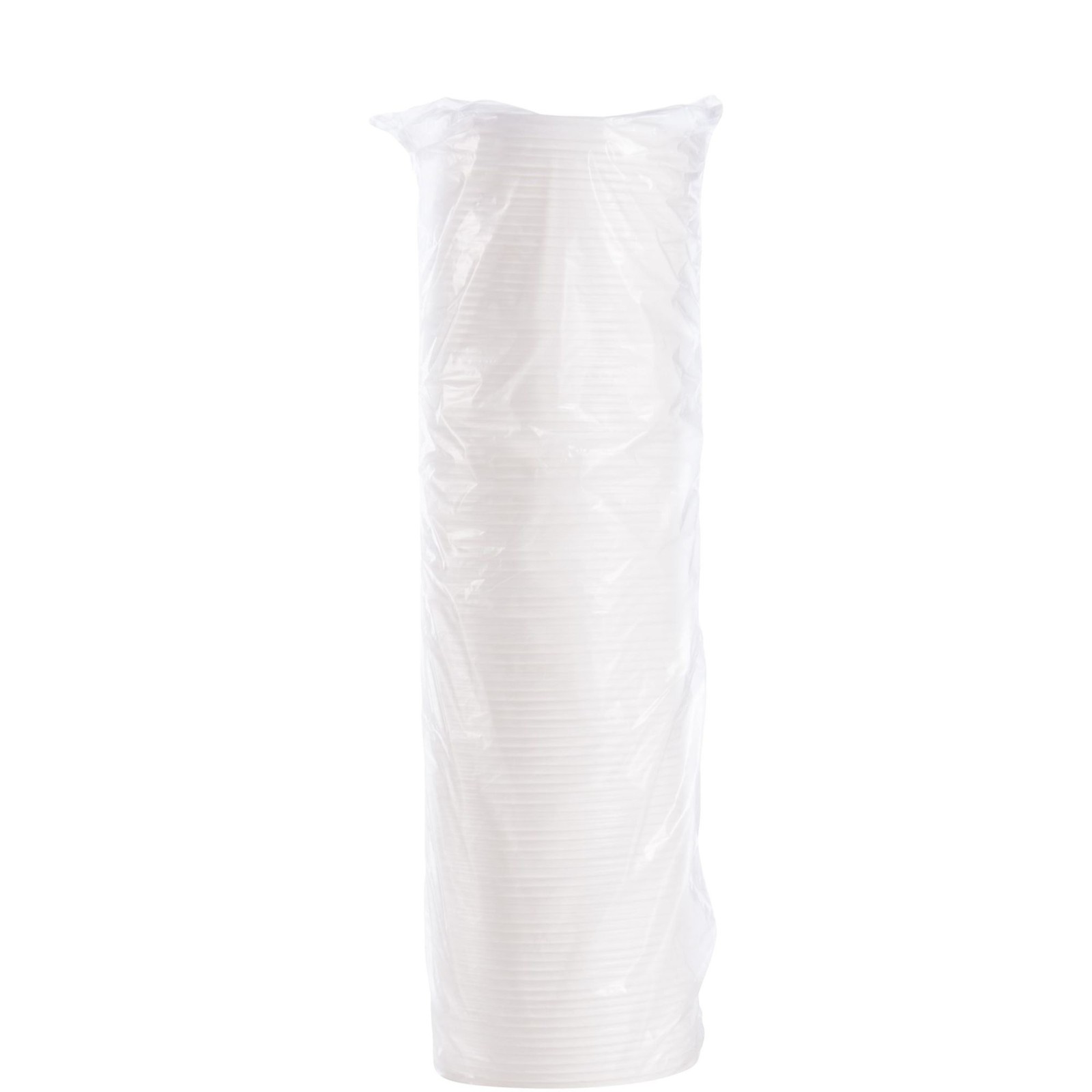 Dart 8JL Vented Flat Lid for 8 oz Foam Cups White Snap-On Lid 1,000 Count