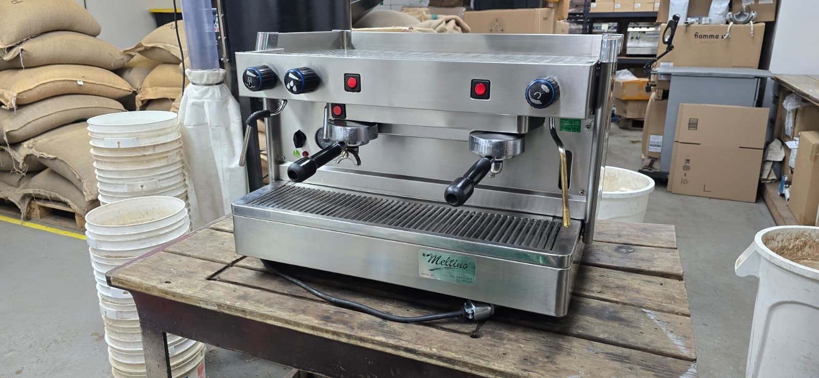 NEW 2 Group Stainless Steel Commercial Espresso Cappuccino Machine Handmade