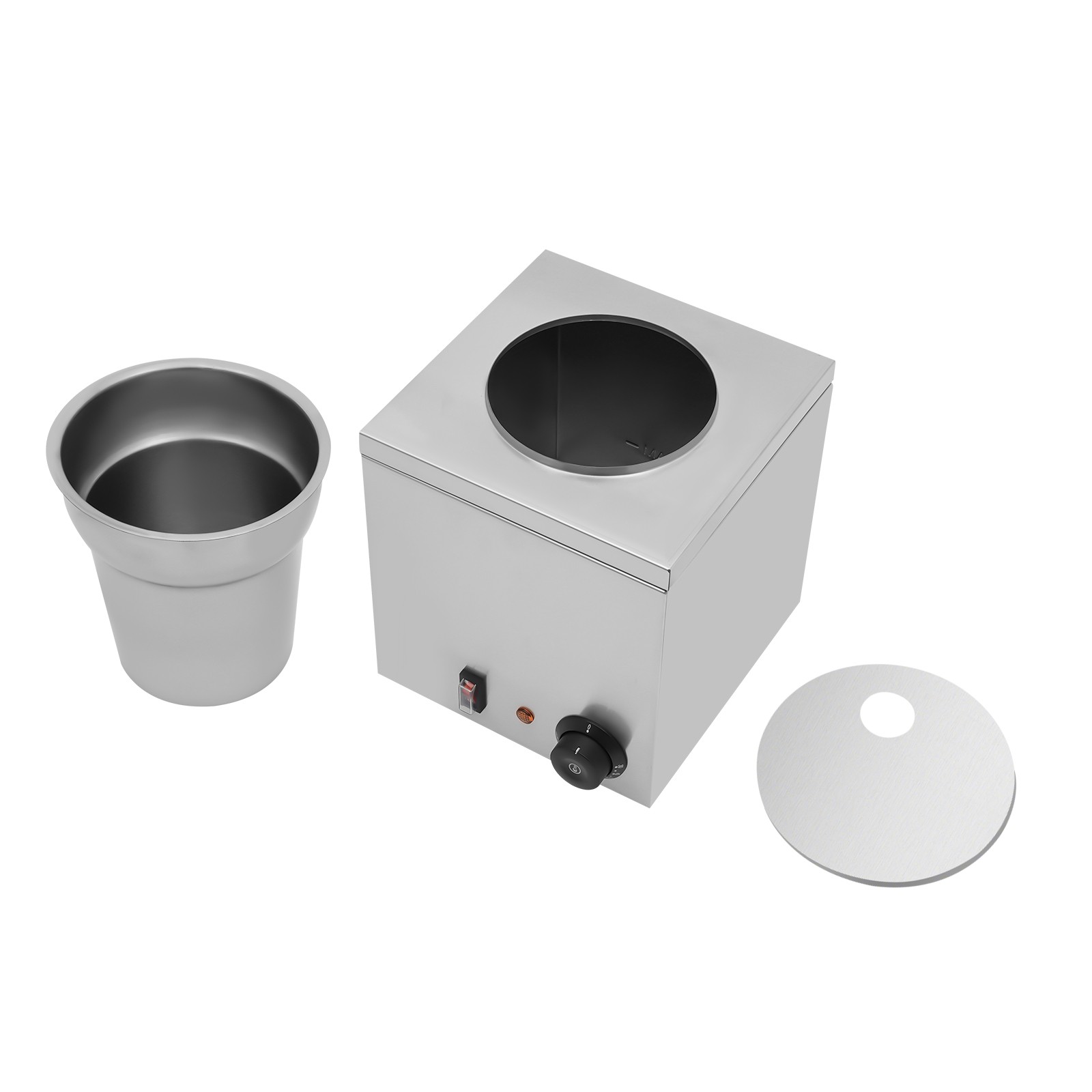 4L Electric Sauce Warmer Dispenser w/Pump, 150W Stainless Steel, 110V US Plug