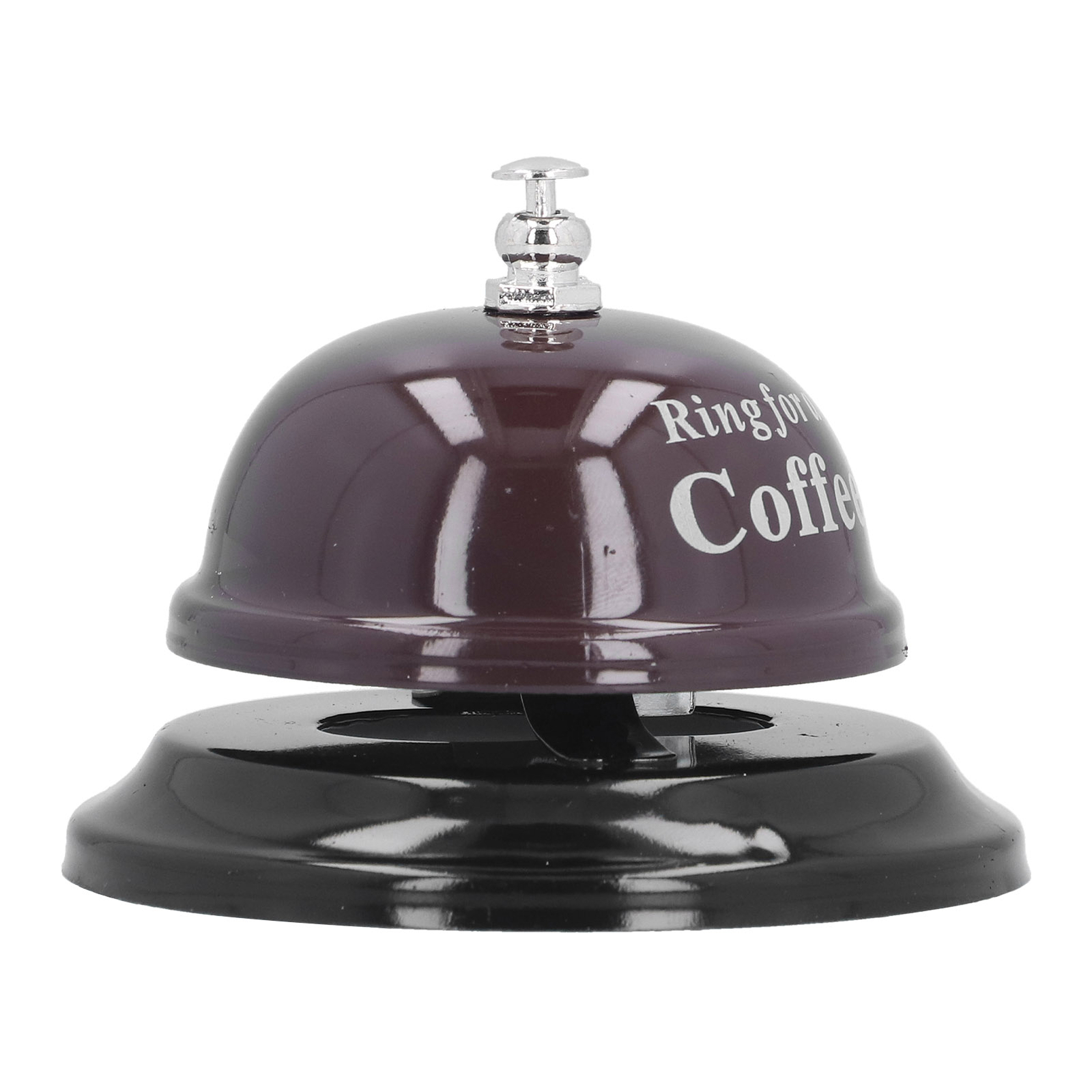 (Black)Restaurant Call Bell With Anti Slip Base Manual Meeting Bar Service Be US