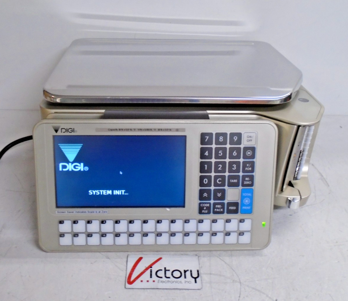 DIGI SM-5000 Deli Commercial Scale w/ Label Printer & Touchscreen | 30 LB Max