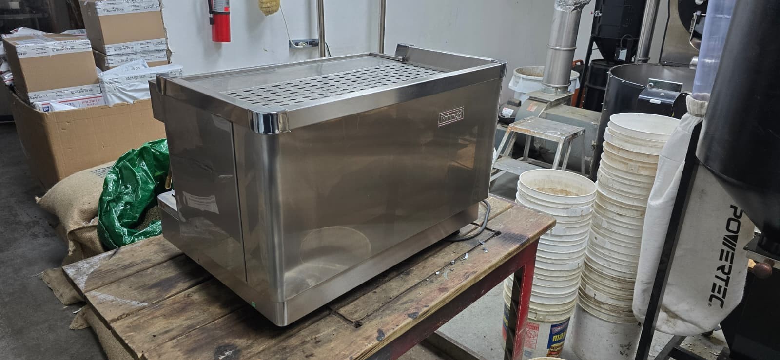 NEW 2 Group Stainless Steel Commercial Espresso Cappuccino Machine Handmade