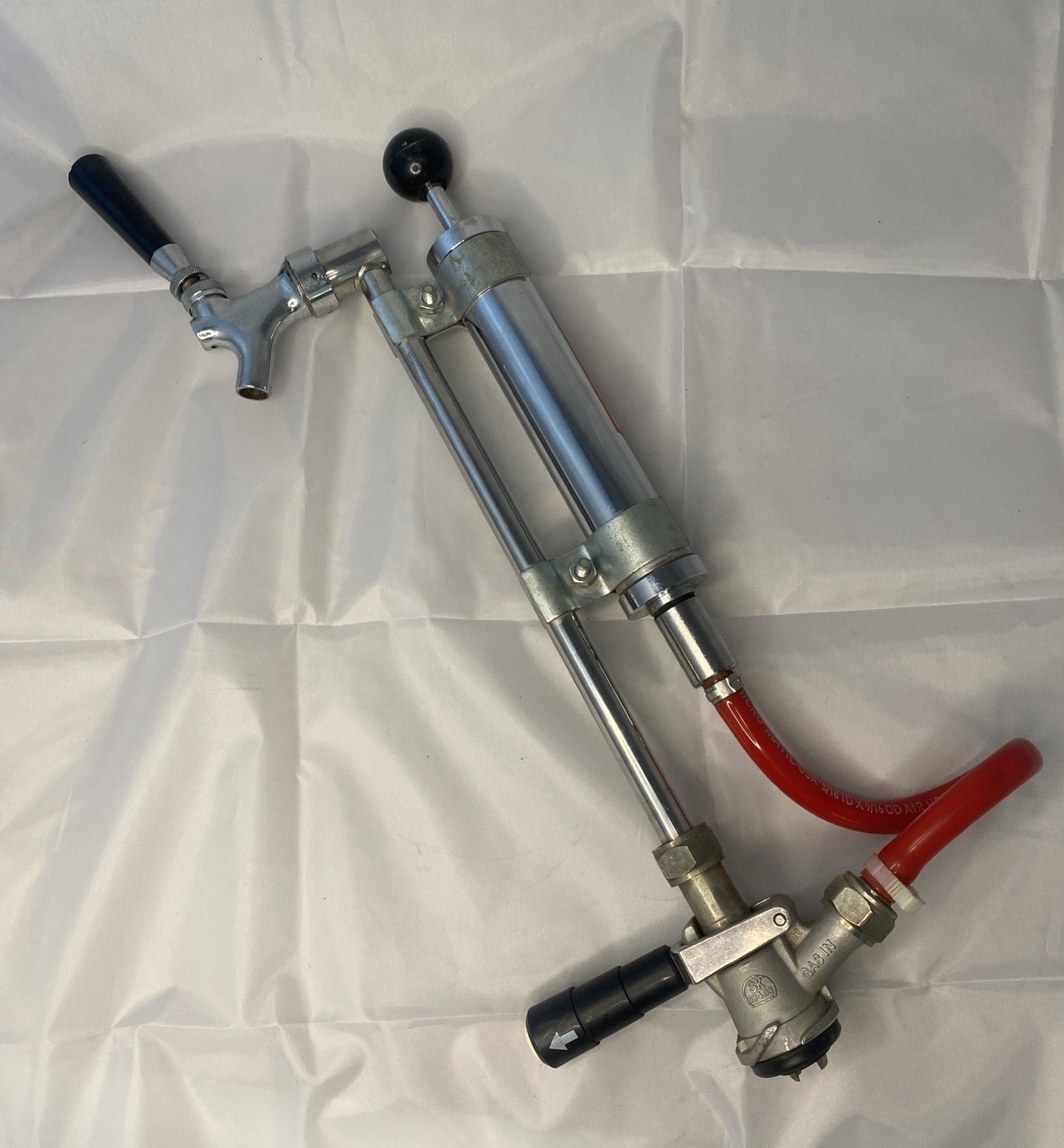 Micro Matic SK18403 8″ Deluxe Picnic Keg Pump Chrome Metal Rod Faucet – Used