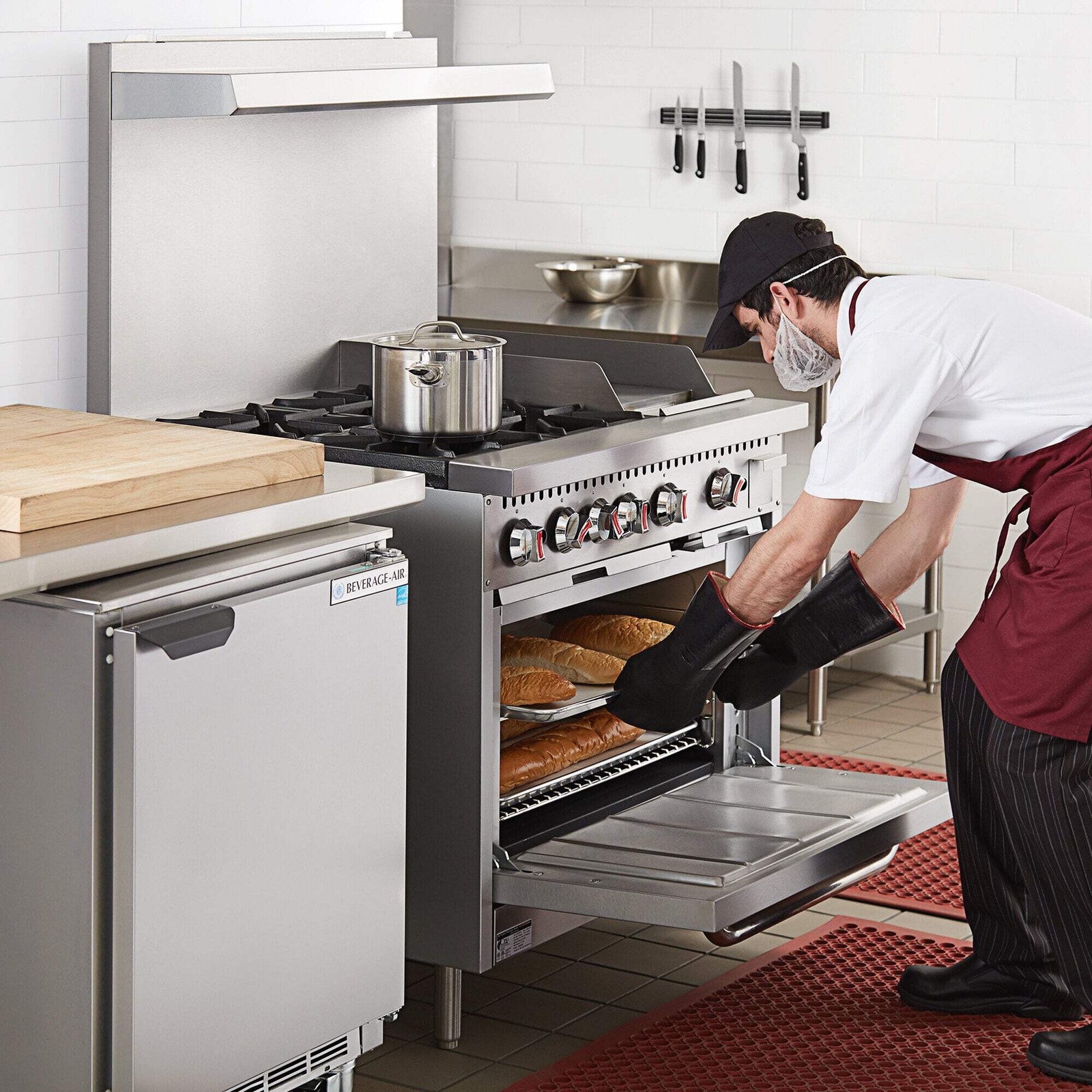 Liquid Propane 4 Burner 36″ Range with 12″ Griddle and Standard Oven