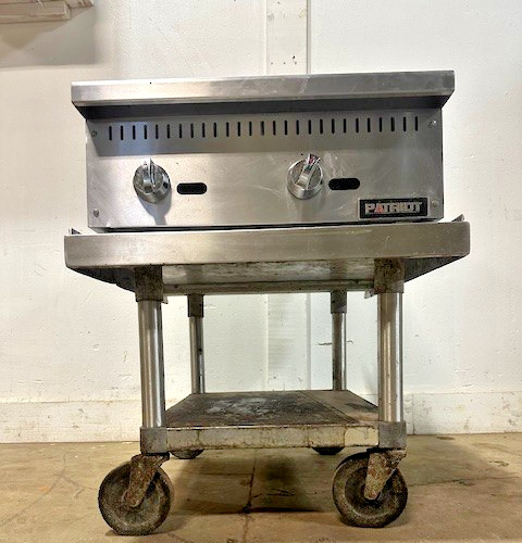 PATRIOT PT-CB24 COMMERCIAL COUNTERTOP 60,000 BTU 24″ NAT GAS RADIANT CHARBROILER