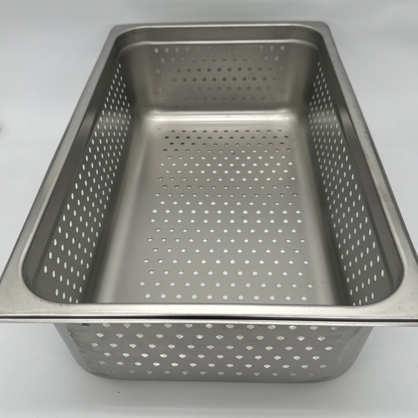Full Size Commercial Chafing Pan Perforated Steam Tray Stainless Steel 6” Deep