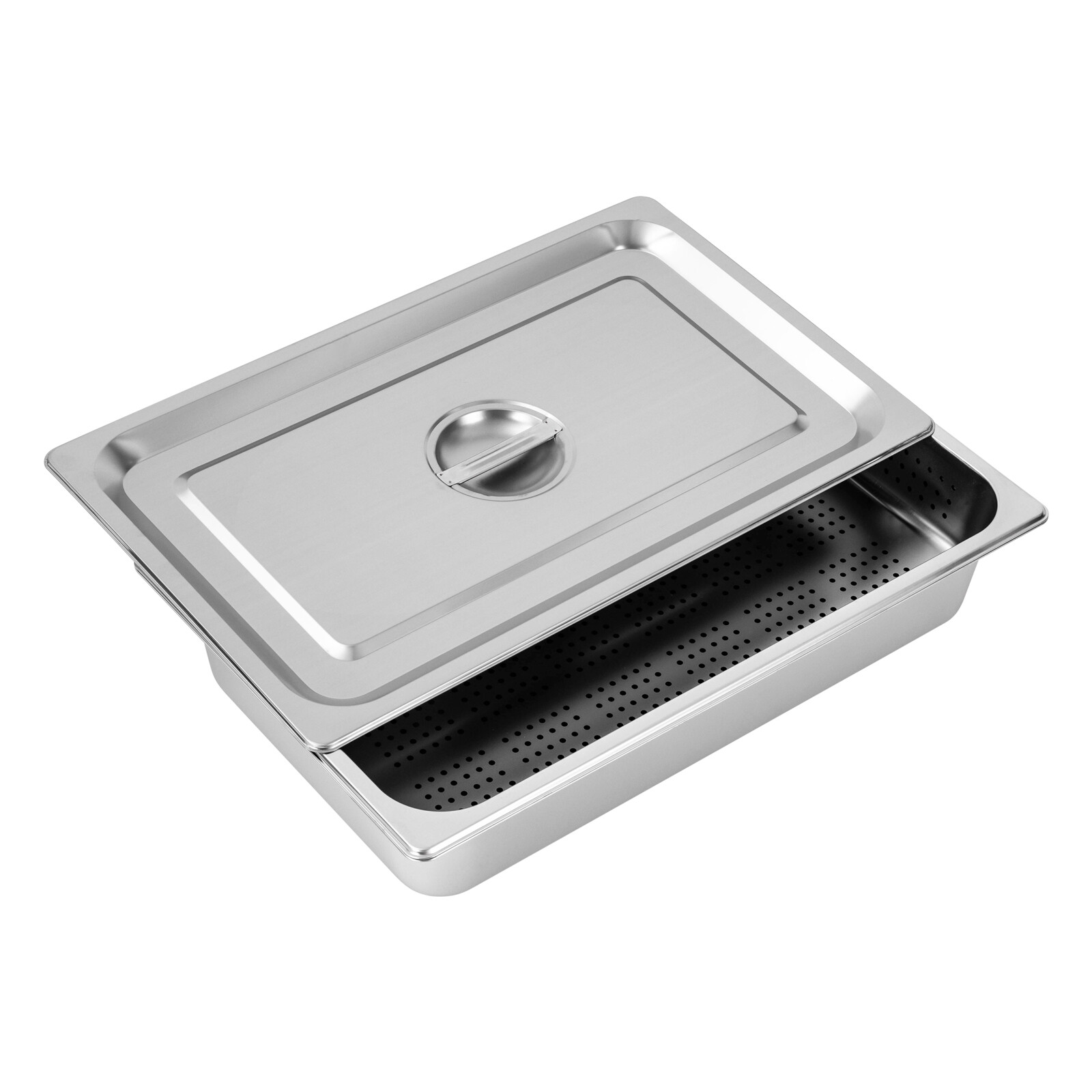 Full Size Perforated Stainless Steel Steam Table Food Pan Deep Hotel Steam Pan