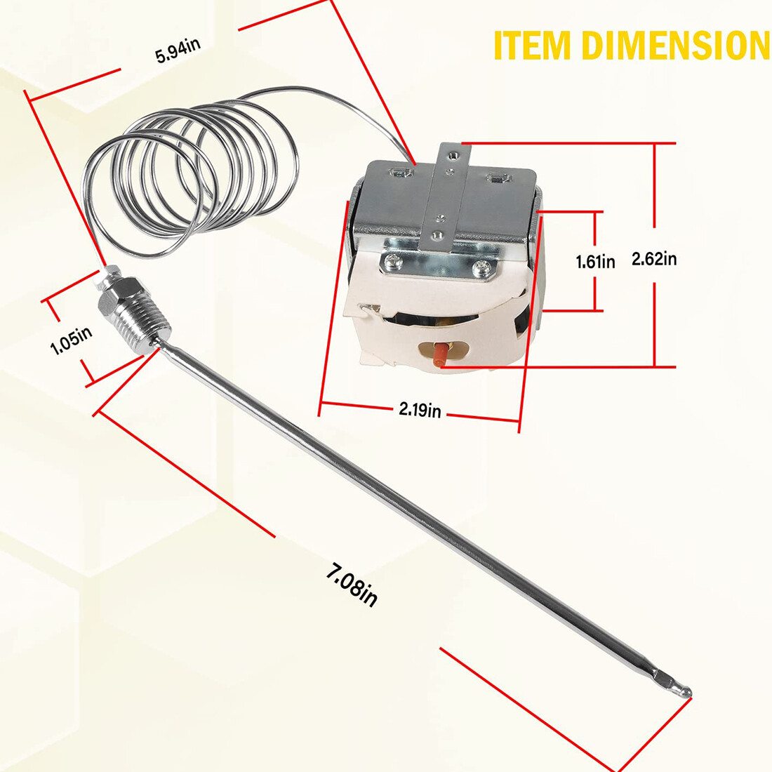 PP10084 High Limit Switch for Pitco Gas Fryers Safety Thermostat 35C+ 45C+ 65C+