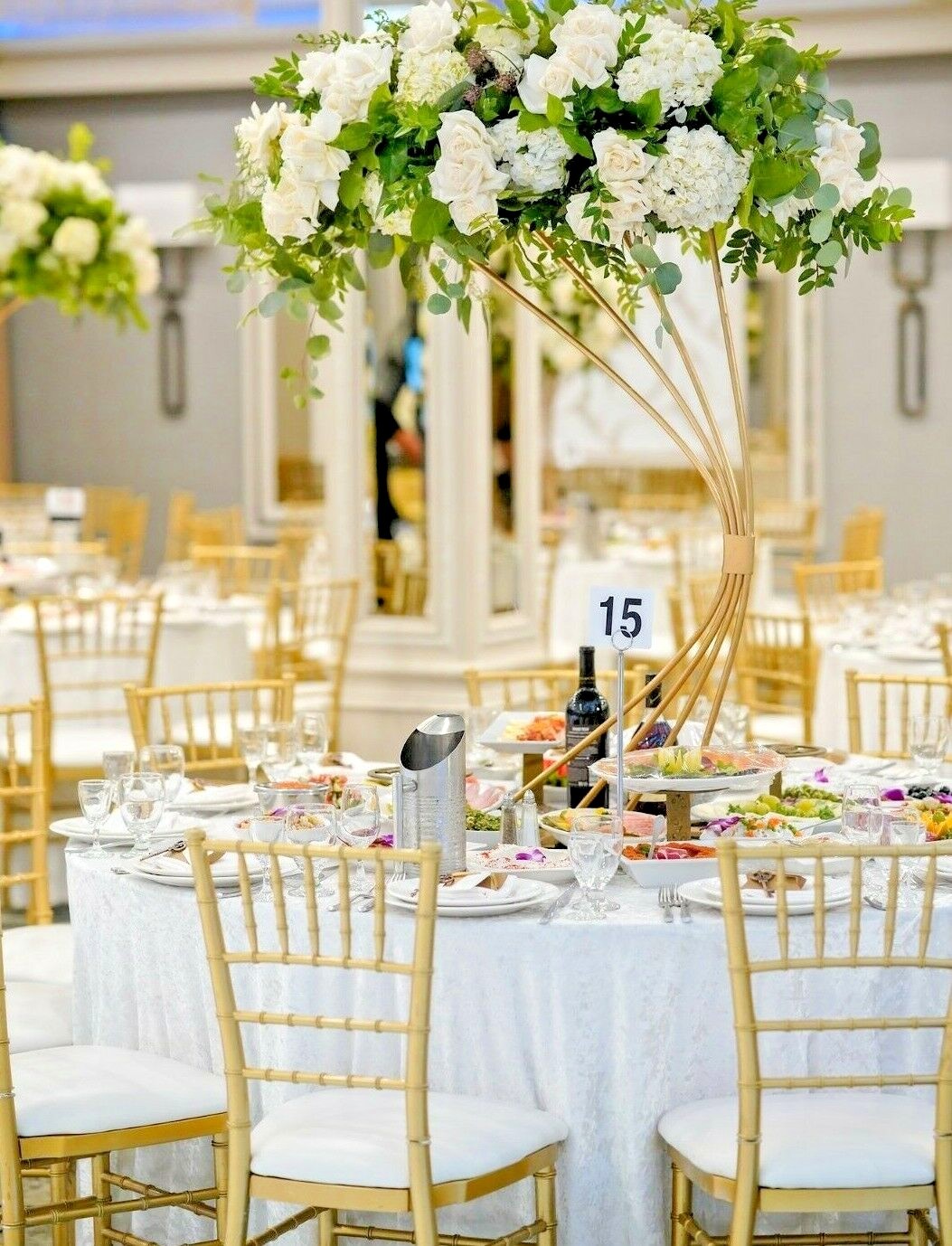 132″ Round Ivory Velvet Tablecloth Polyester