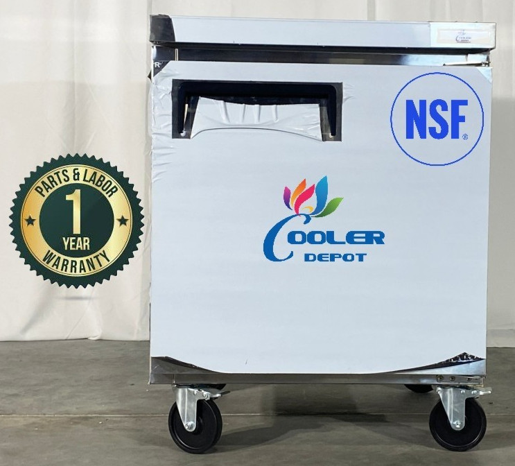 NEW 27″ Commercial Undercounter Refrigerator Cooler NSF ETL