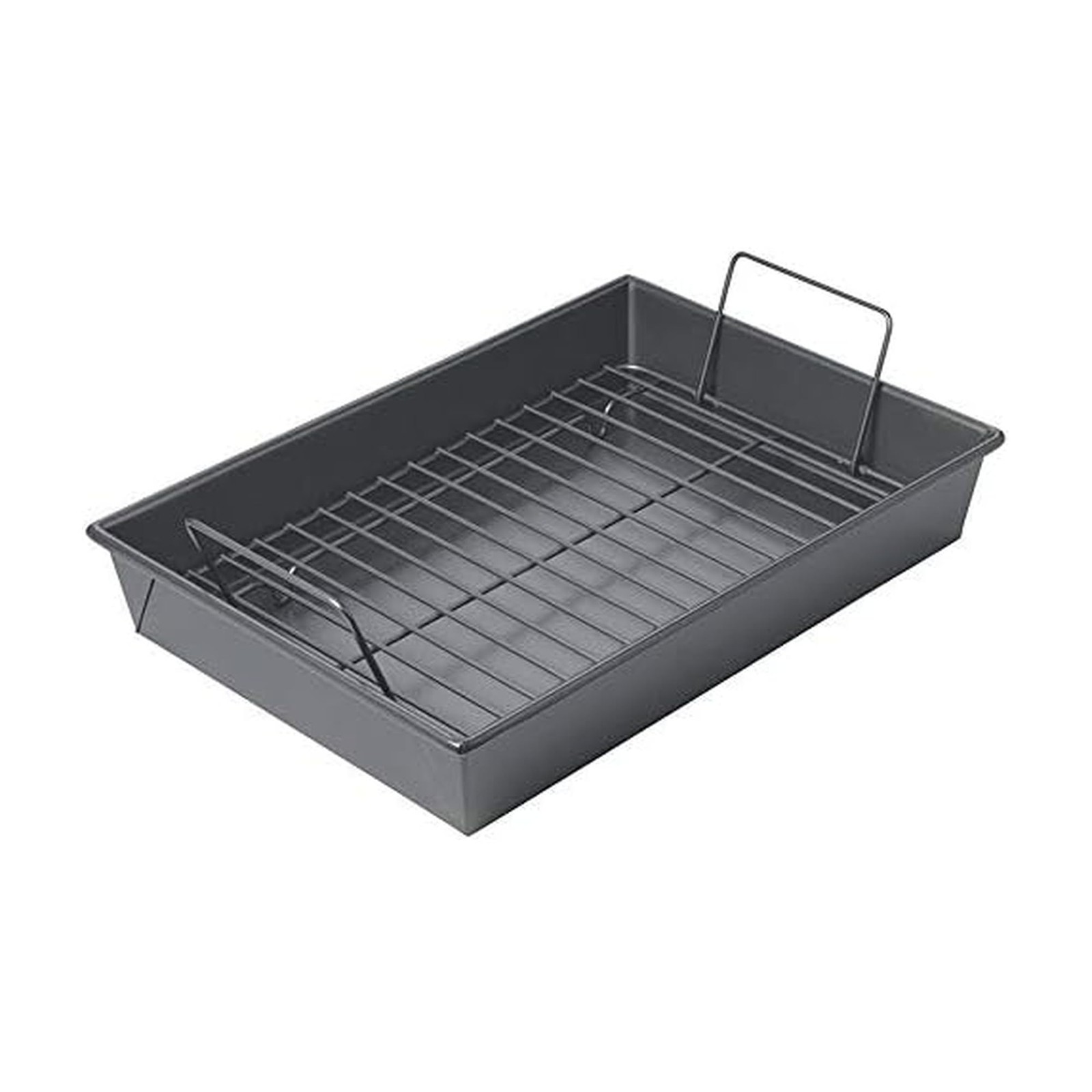 Chicago Metallic 16947 Professional Roast Pan with 13-Inch-by-9-Inch, Gray