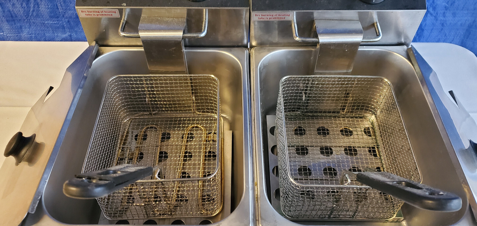 Galaxy Counter Top Dual Tank Fryer