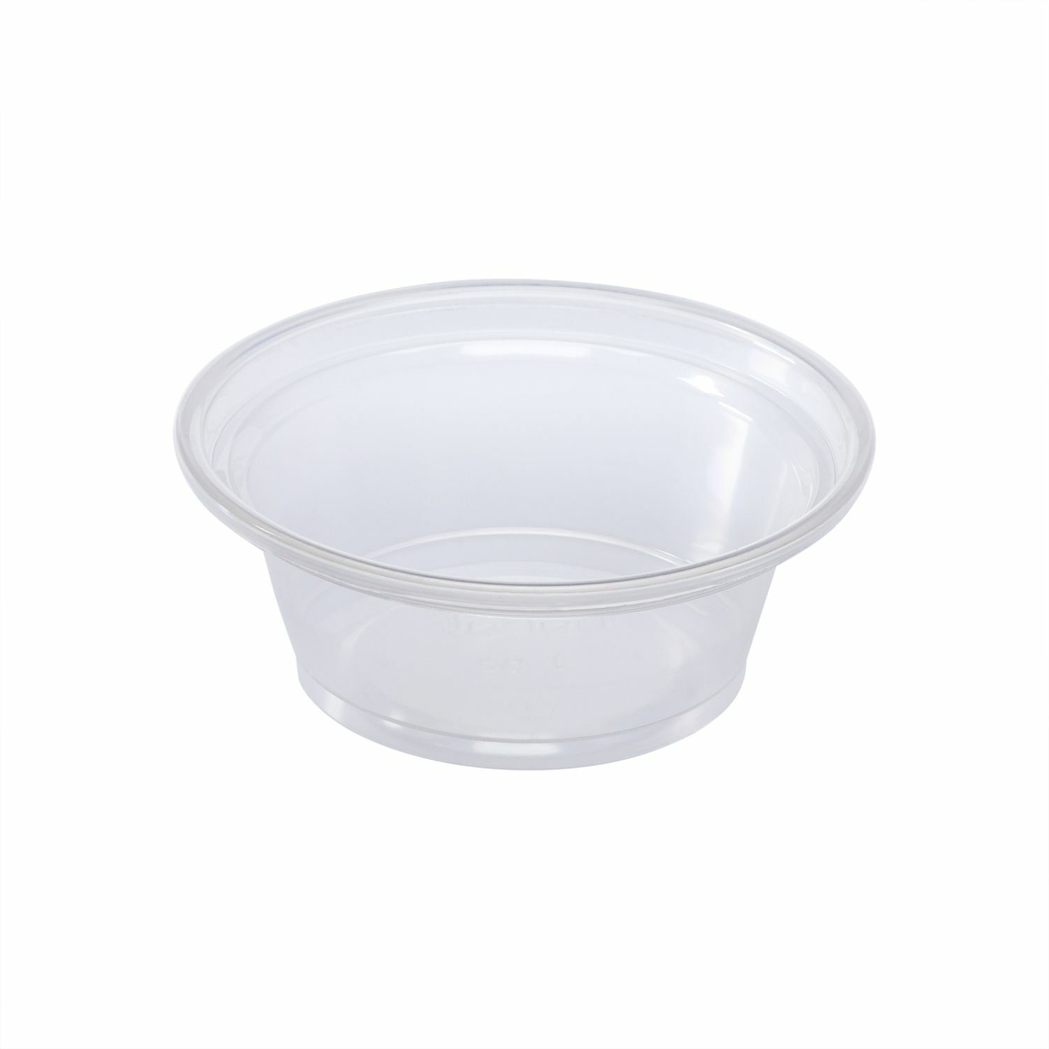1 oz Clear Portion Cups PP Plastics Condiments Jello Ketchup Testing Cups