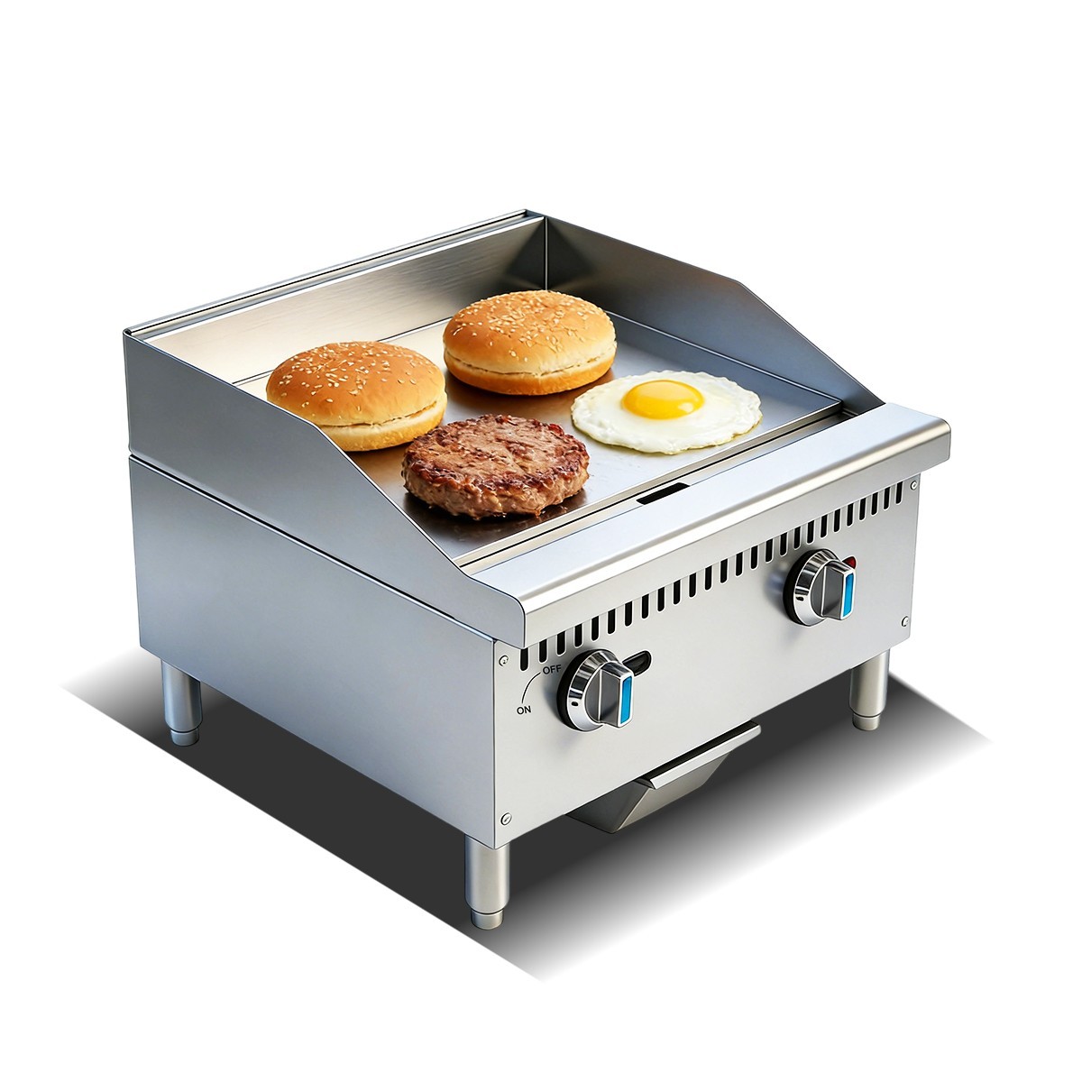 ETL Commercial Gas Griddle Countertop Flat Top Griddle Natural Gas & Propane