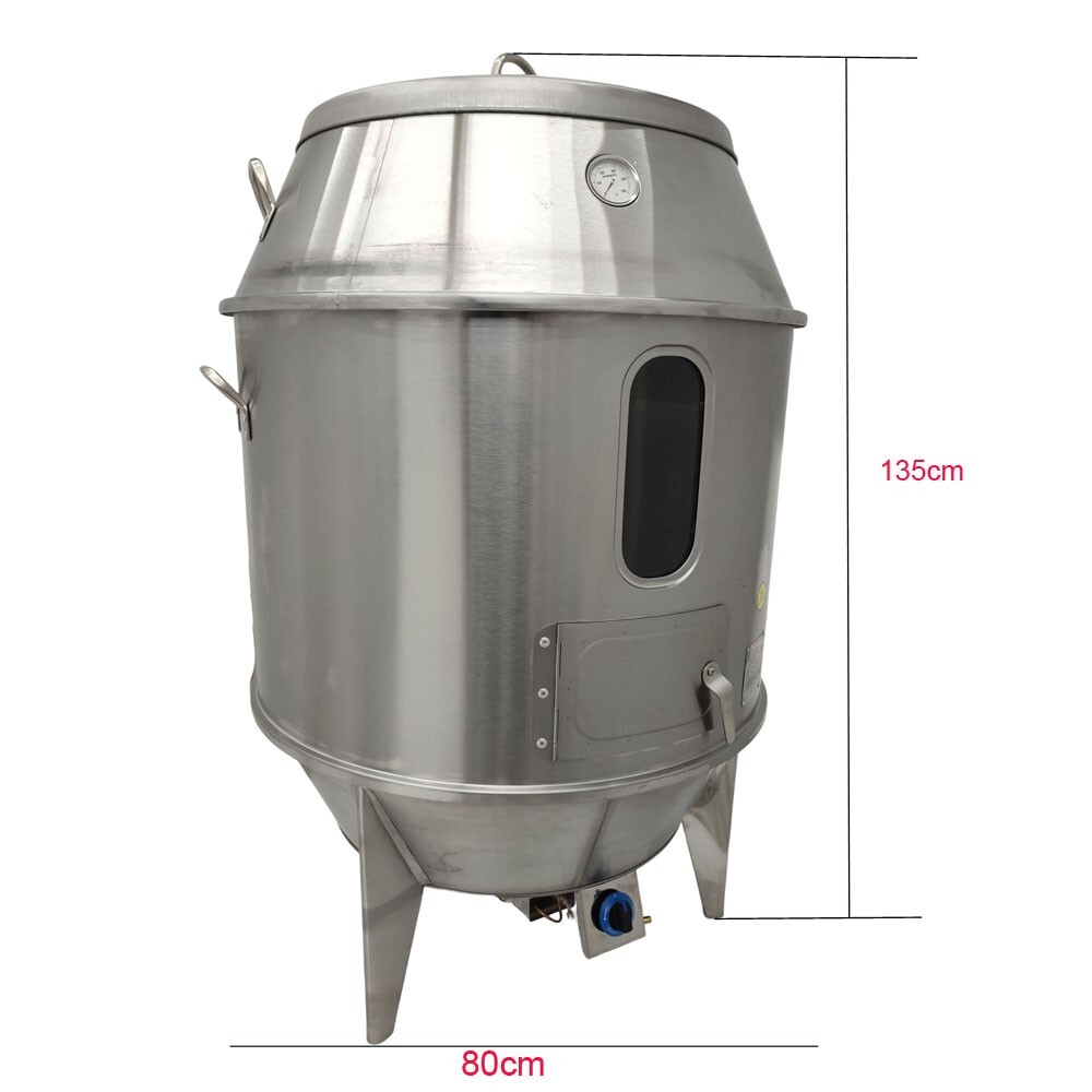 PreAsion Chicken Duck Roaster Grill Oven Cooker with LPG and Charcoal Replacemen