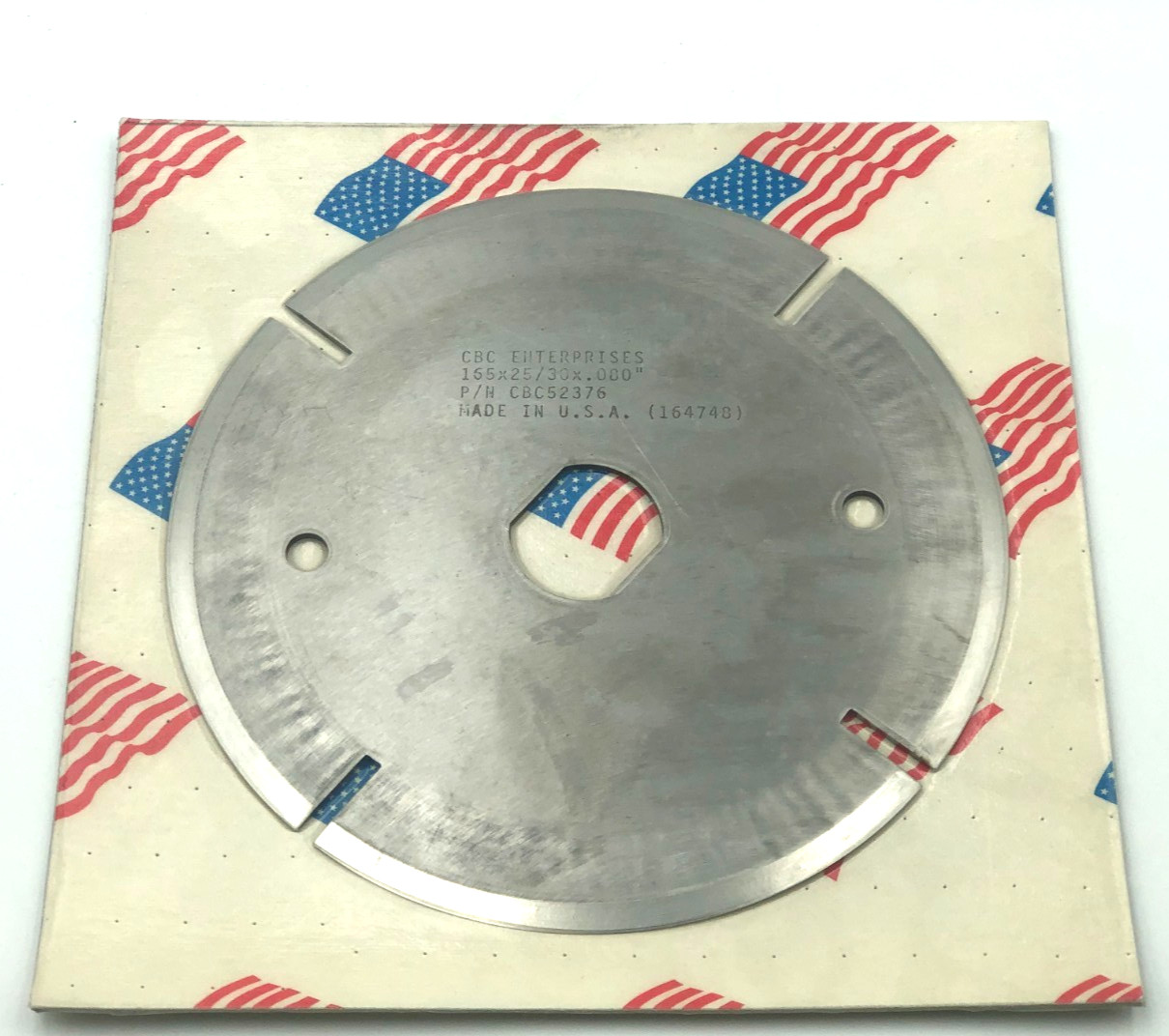 CBC Enterprise CBC52376 Industrial Machine Knife Replacement 165×25/30×.800″ New