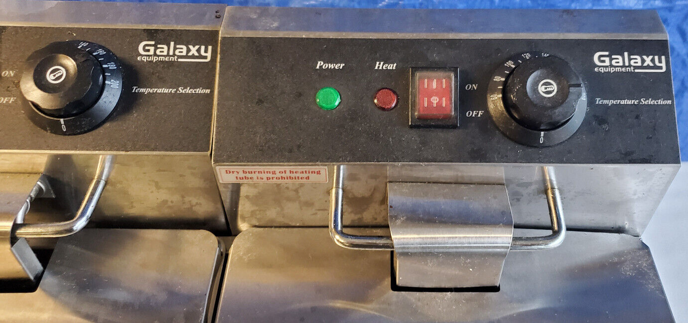 Galaxy Counter Top Dual Tank Fryer