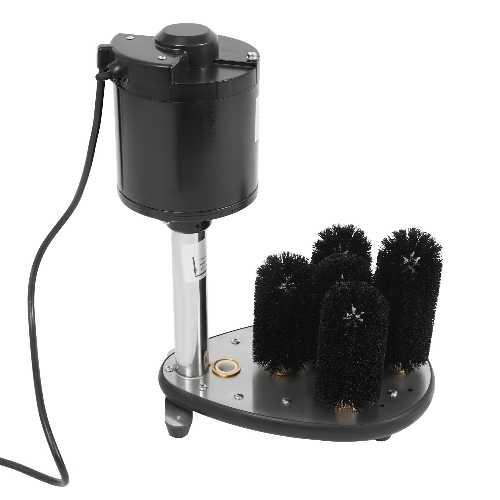 Electric Glass Washer 5-Brush Electric Commercial Wine Glass Cleaning Machine